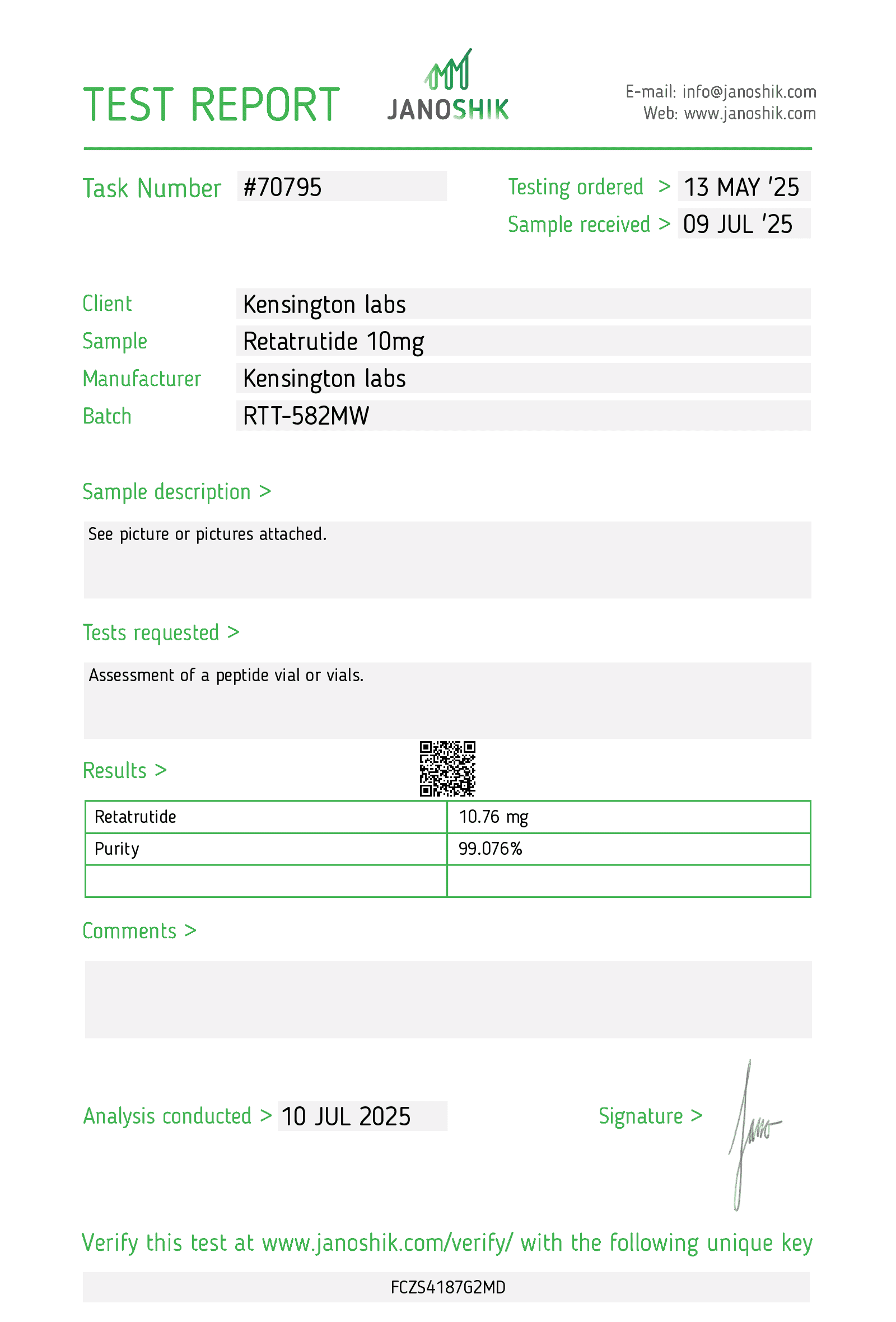 Retatrutide Peptide